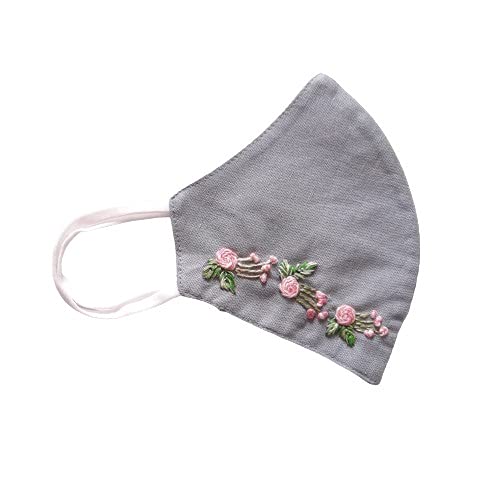 Twaksati handmade embroidered cotton soft and breathable classy face Mask