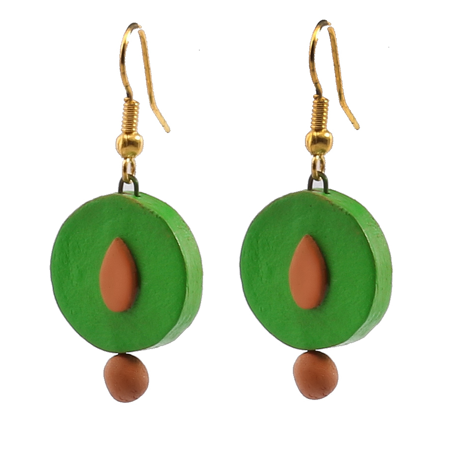 Terracotta Get Green Earring 