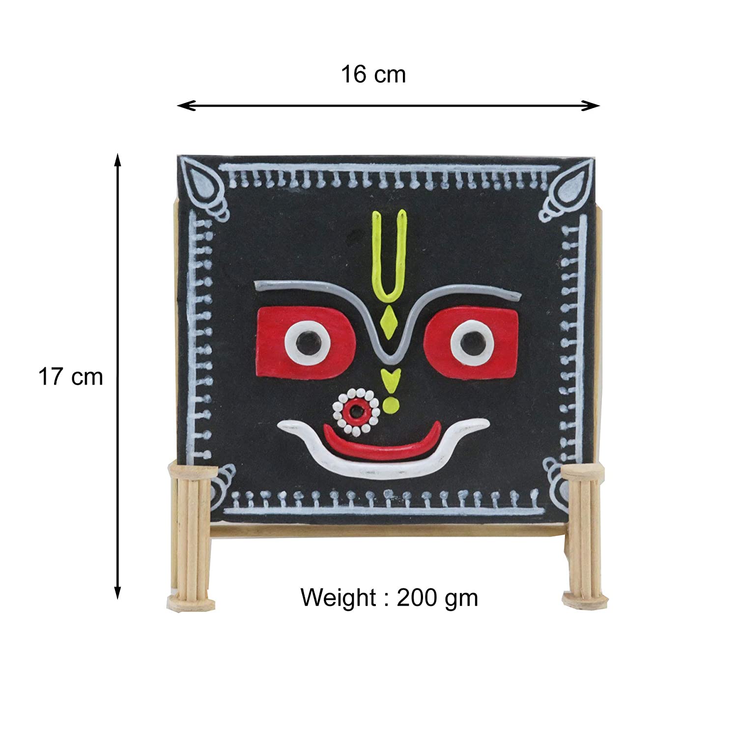 Twaksati Handmade Jaggannath Ji Table Decor