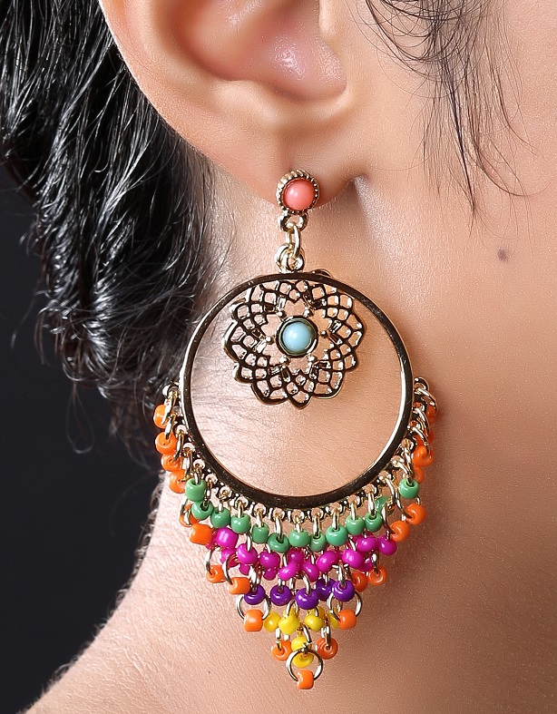 Fashionable Multicolor Boho Earring 